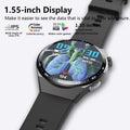 2025 New Accurate Measure ECG+PPG Diabetic Watches for Women Men Full Touch Screen Sport Fitness Watches Bluetooth For Android ios Smartwatch
